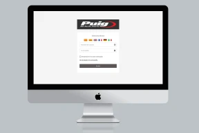 Diseño web de la extranet de Puig - Login