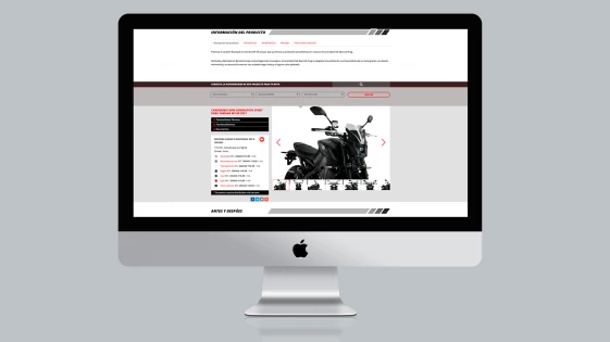 Diseño web responsive para Puig - Producto